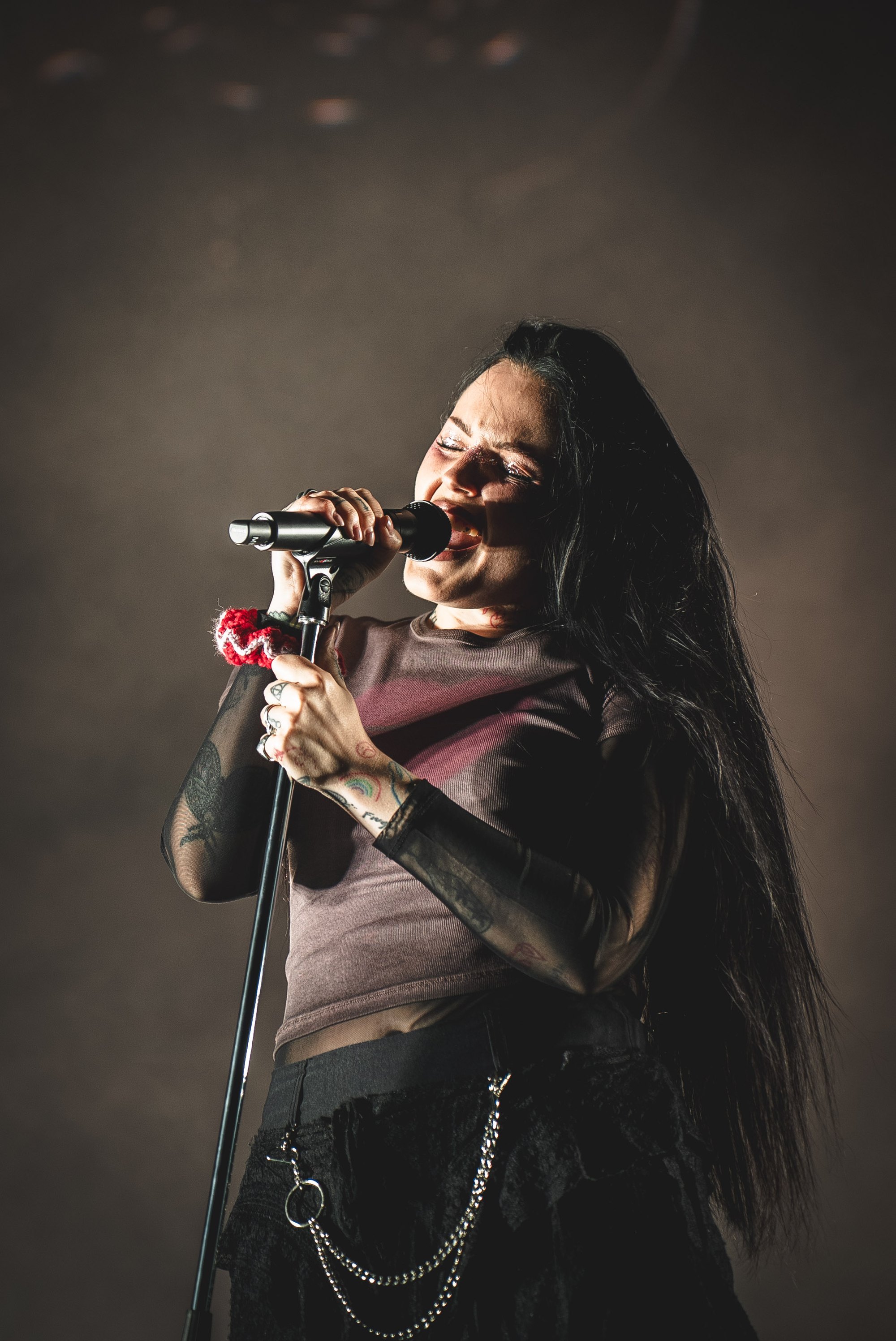 Miriam Bryant singing at Alive Festival Saturday