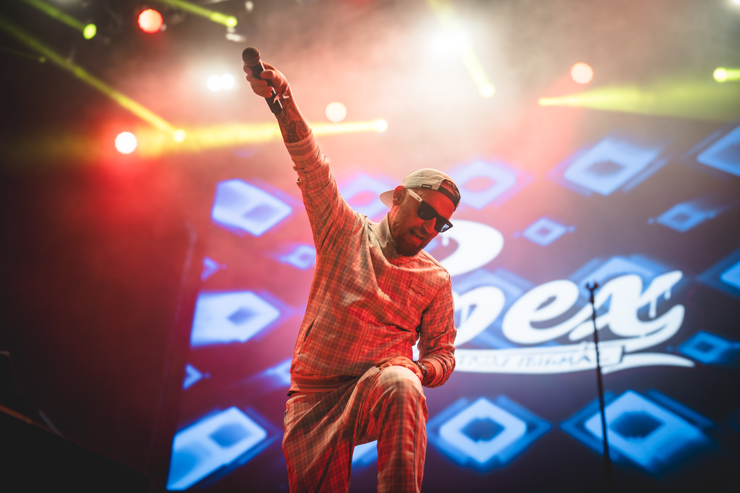 Artist on stage at Alive Festival