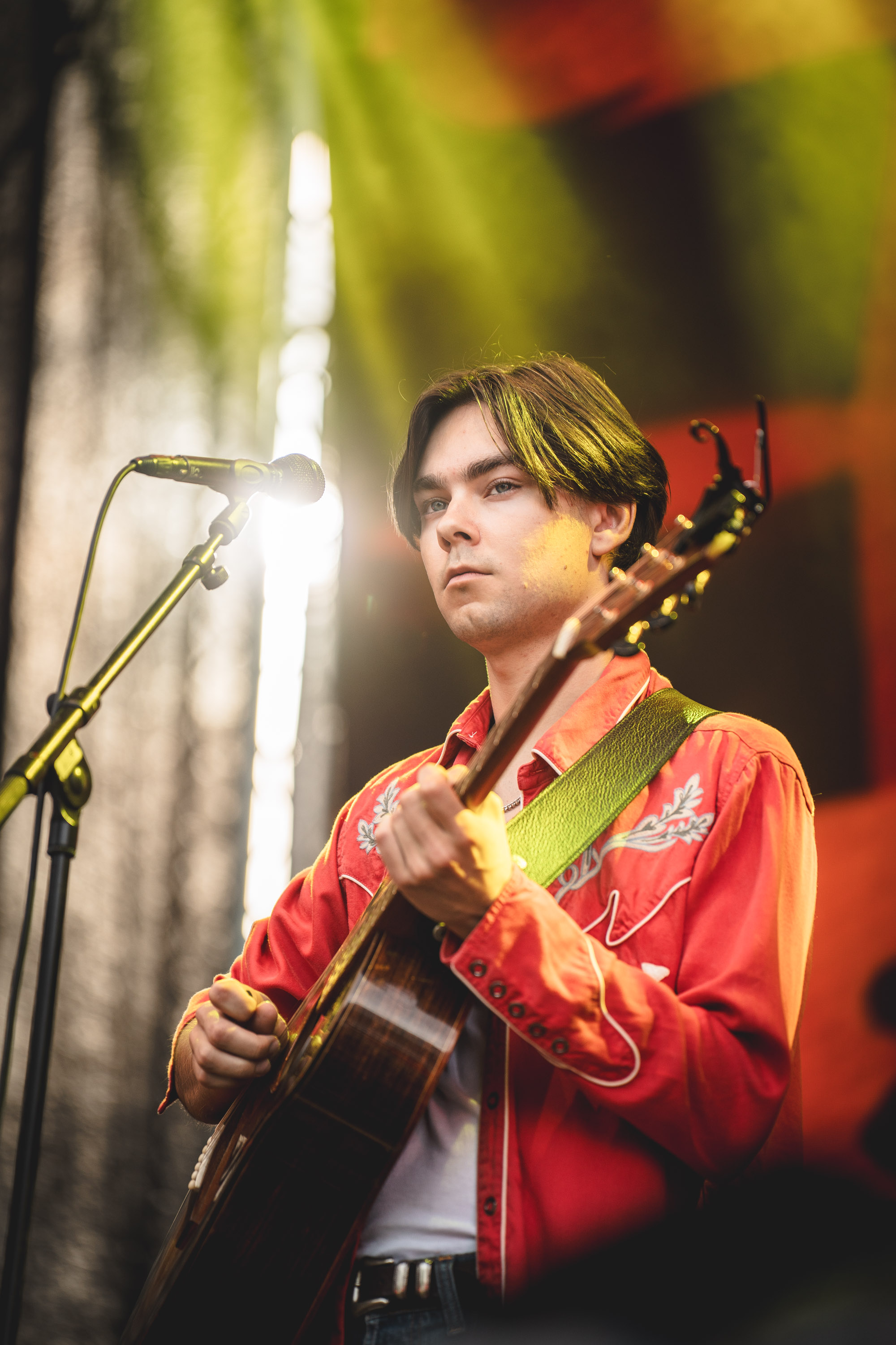Artist performing at Alive Festival